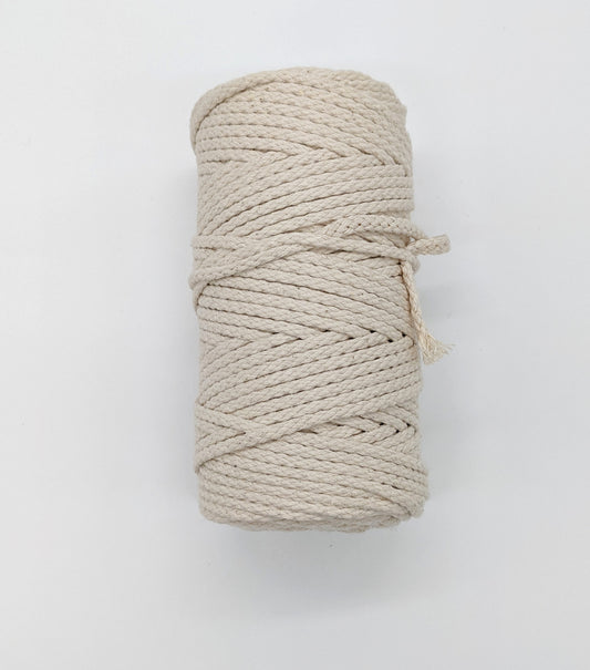 Makramee Garn geflochten 4mm