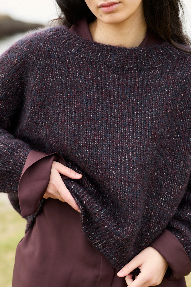 Strickpaket Gaya høstgenser aus Alpakka Lin von Rauma inkl. Anleitung (DE!)