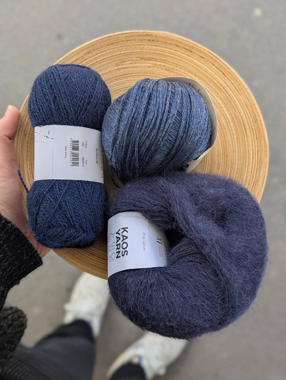 Strickpaket lyra blouse von Aegyoknit aus Hør Silke von Gepard + Beilaufgarn