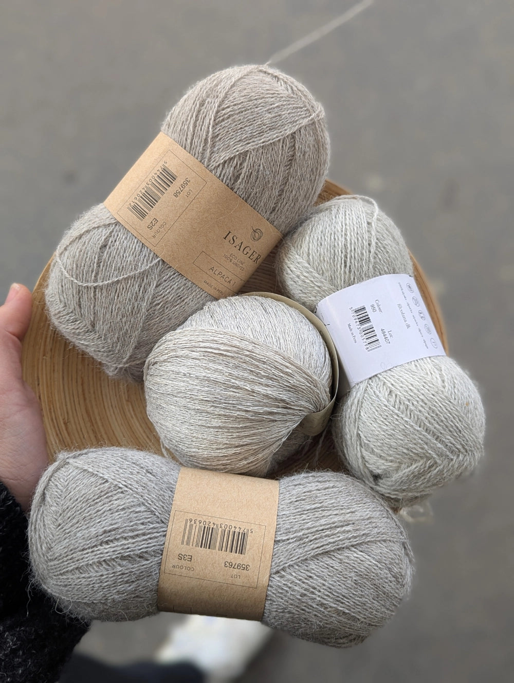 Strickpaket lyra blouse von Aegyoknit aus Hør Silke von Gepard + Beilaufgarn