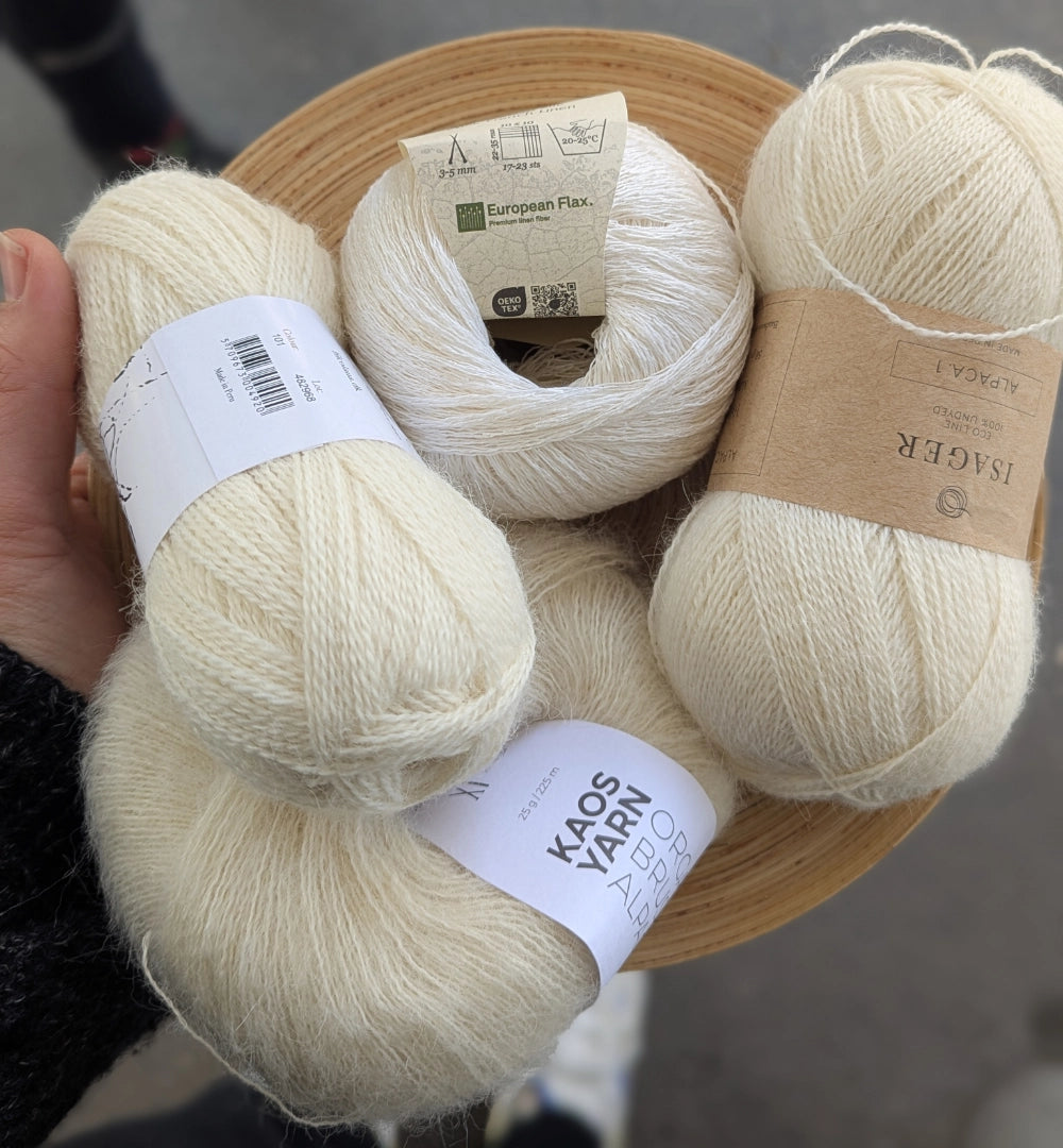 Strickpaket Busan Tee von Aegyoknit aus Hør Silke von Gepard + Beilaufgarn [Budgetversion]