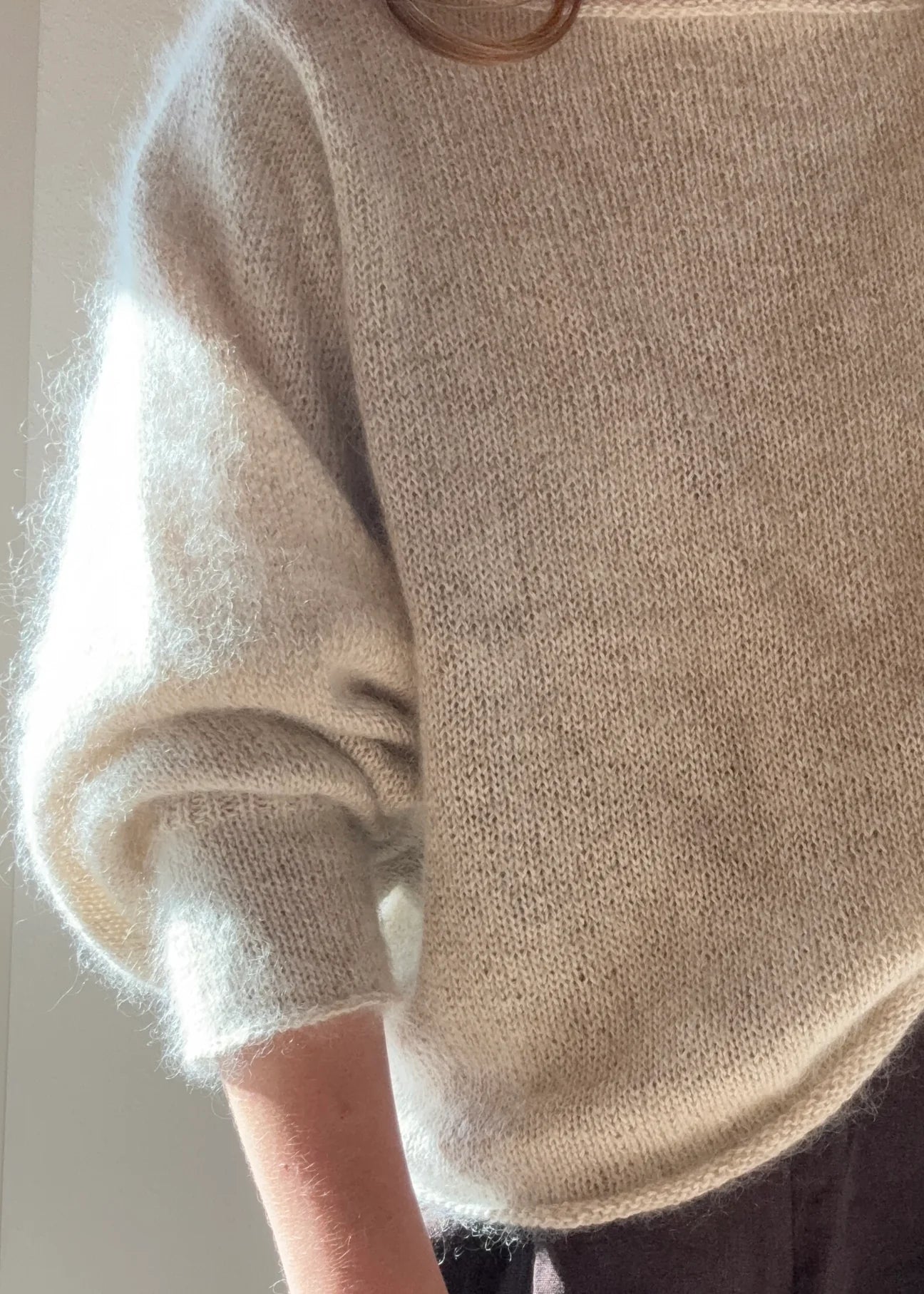 Strickpaket Volare Blouse von Aegyoknit aus dem Originalgarn von Isager
