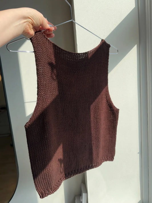 Strickpaket Sidewalk Top von Spektakelstrik aus Tjukk Bomull von Rauma