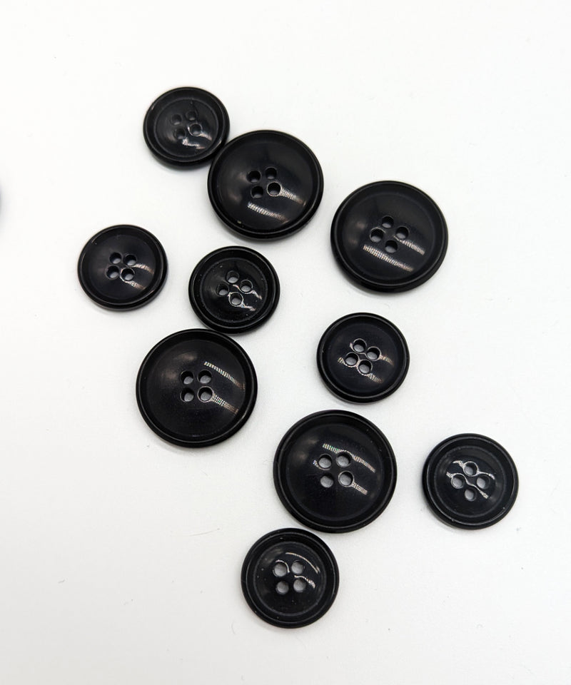 Knopf schwarz in ⌀18mm und ⌀23mm