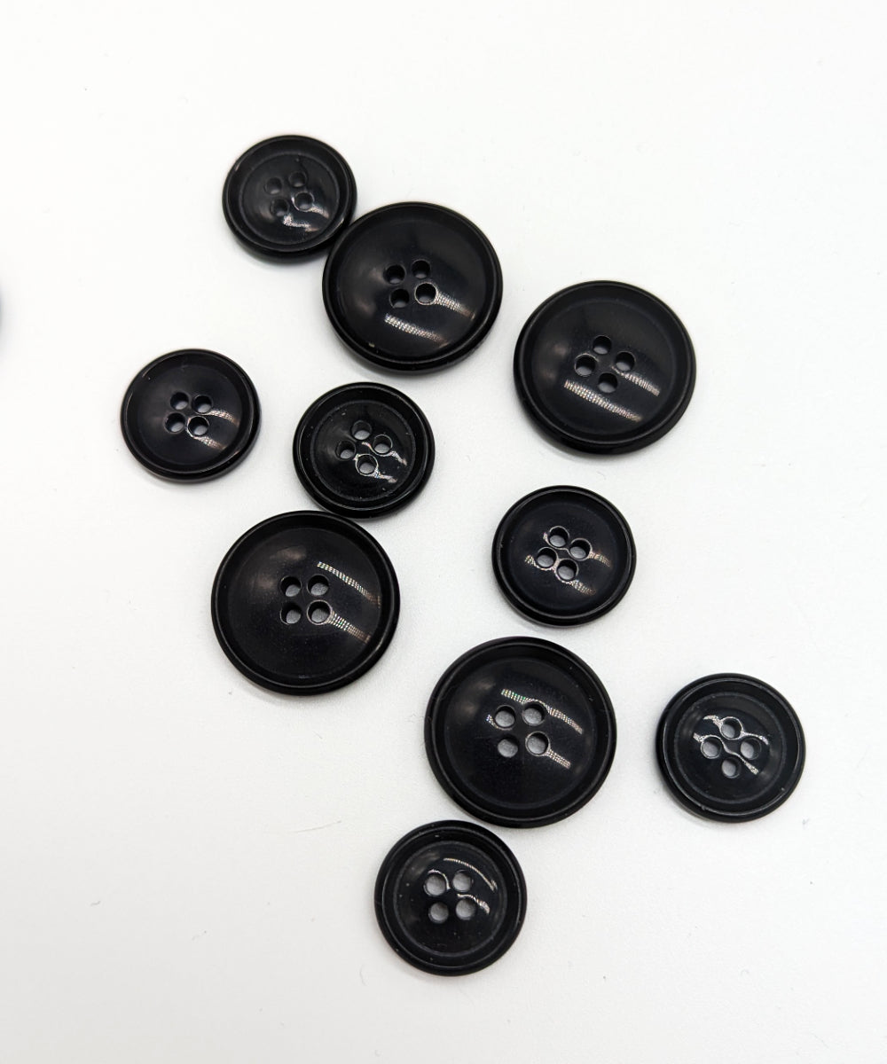 Knopf schwarz in ⌀18mm und ⌀23mm
