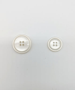 Knopf weiß in ⌀18mm und ⌀23mm