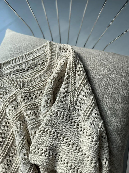 Strickpaket Lacey Loop Tee von Other Loops aus Pure Silk von Knitting for Olive