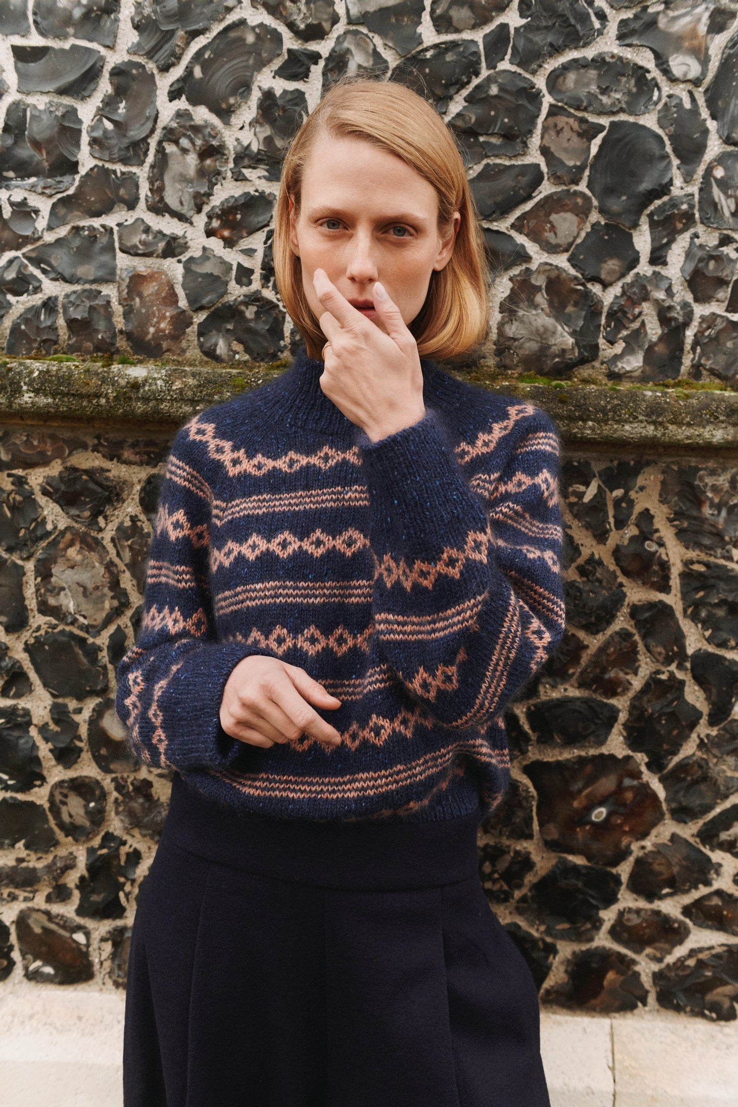 Strickset Mikala Sweater von Lene Holme Samsøe aus dem Originalgarn von Isager