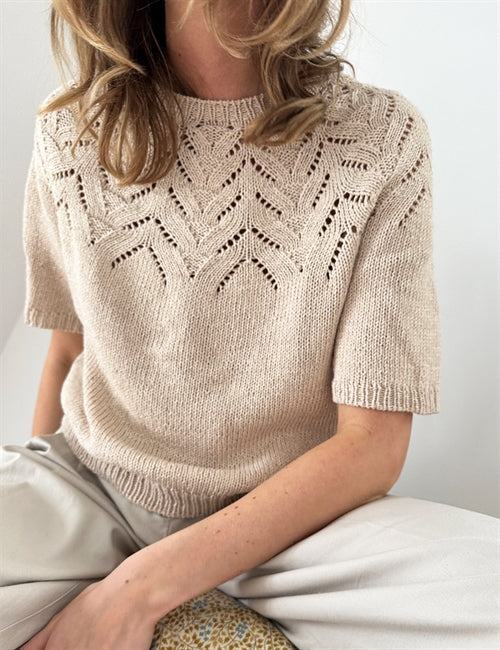 Strickpaket Tulipan Tee von Lene Holme Samsøe aus Line von Sandnes