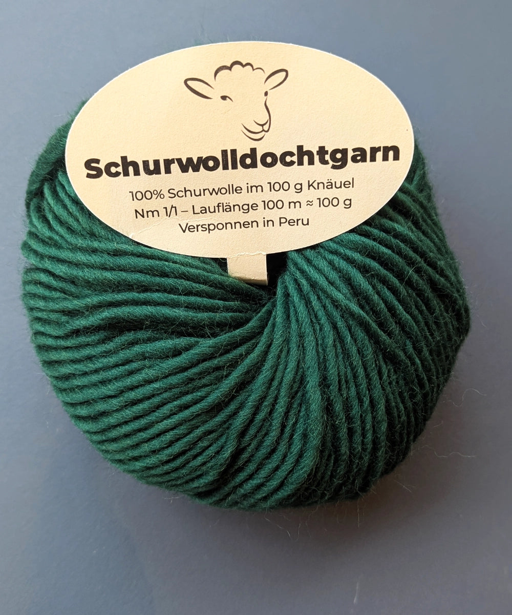 Schurwolldochtgarn