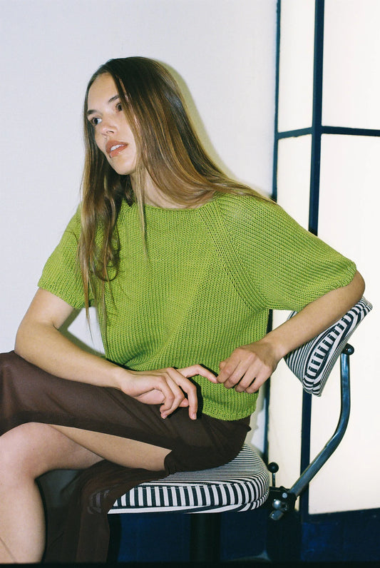 Strickpaket Sidewalk Tee von Spektakelstrik aus Tjukk Bomull von Rauma