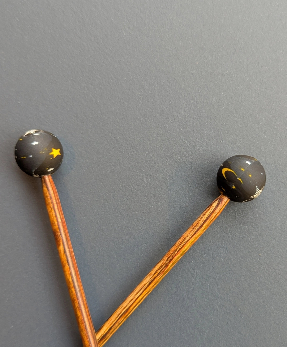 Nadelstopper / Maschenstopper Kugeln & Hexagons (Set 2 Stk.)