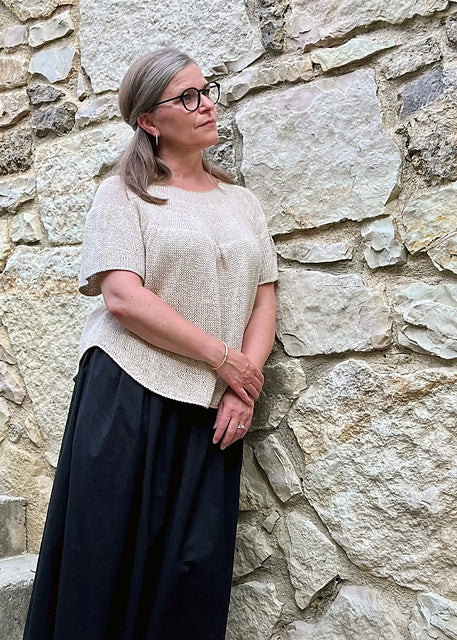Strickpaket My Wave Tee von NORgardknitters aus dem Originalgarn von Isager