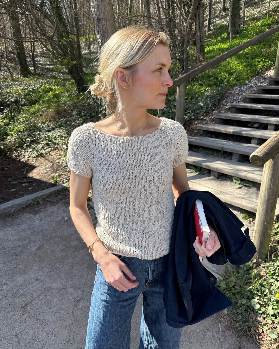 Strickpaket Wave Tee / Wave Sweater von Petite Knit aus Cotton Waves von Gepard
