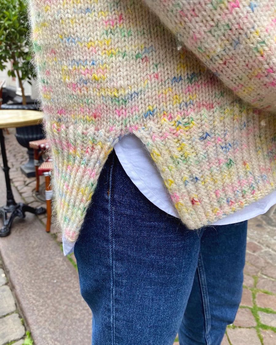 Strickpaket Wednesday Sweater aus der Originalwolle (Sysleriget & Filcolana)