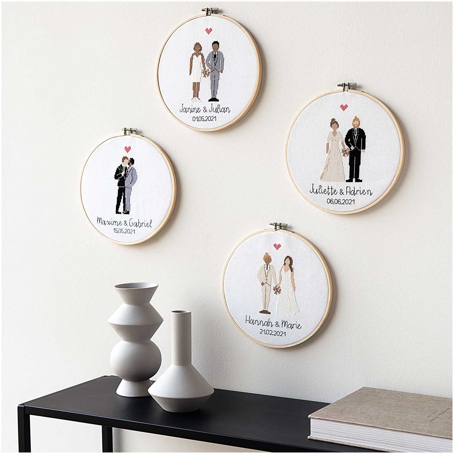 Stickpackung Figurico Wedding (Kreuzstich)