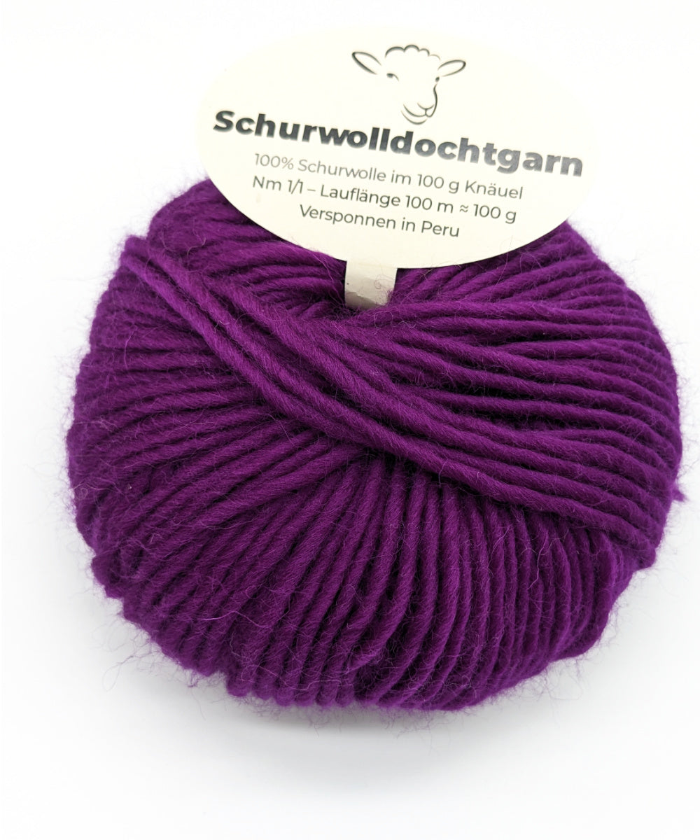 Schurwolldochtgarn