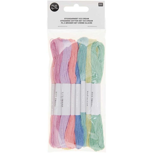 Stickgarnset Ice Cream, 10-teilig