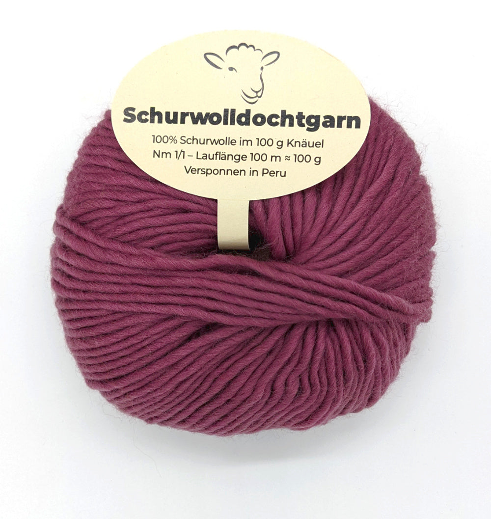 Schurwolldochtgarn