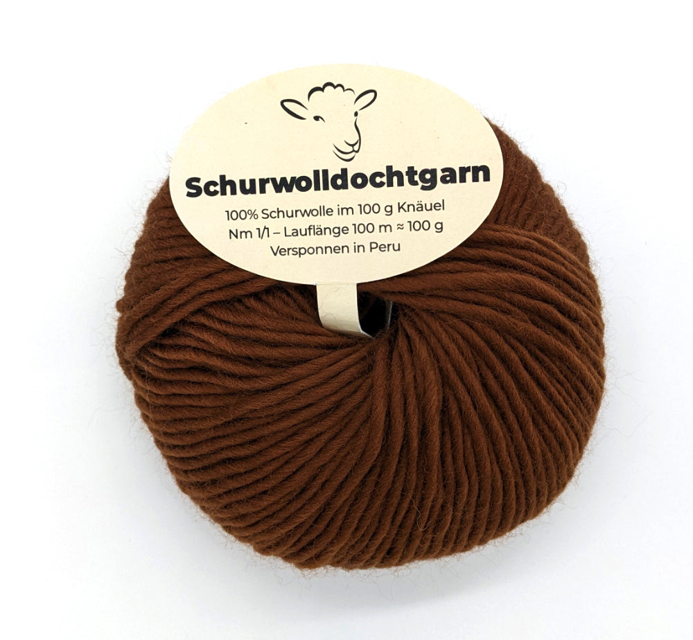Schurwolldochtgarn